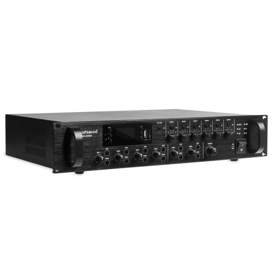 Artsound Mixer amplifier 6 zones, 100V, 3U, 240W (MX-2406M) – ArtSound – Amplifiers | ACP Online Artsound Mixer amplifier 6 zones, 100V, 3U, 240W (MX-2406M) – ArtSound – Amplifiers | ACP Online